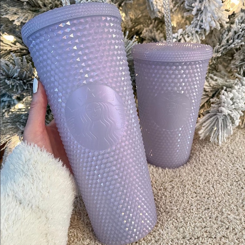 Starbucks Studded Iridescent Venti and Grande Icy Tumbler. Holiday 2021. - Picture 1 of 1